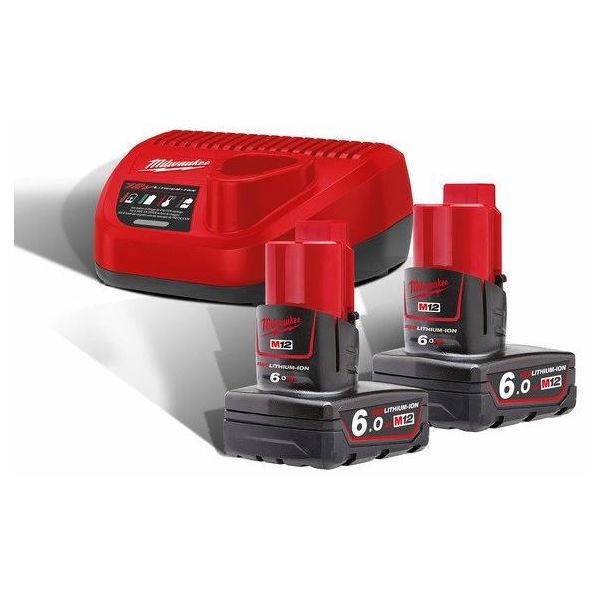 Milwaukee M12 NRG-602 Ladepakke