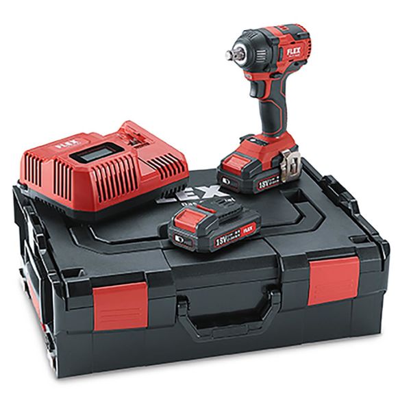 Flex IW18.0-EC Set Muttertrekker med batterier og lader