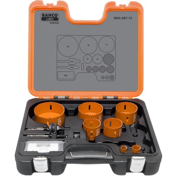 Bahco 3834-SET-73 Hullsagsett