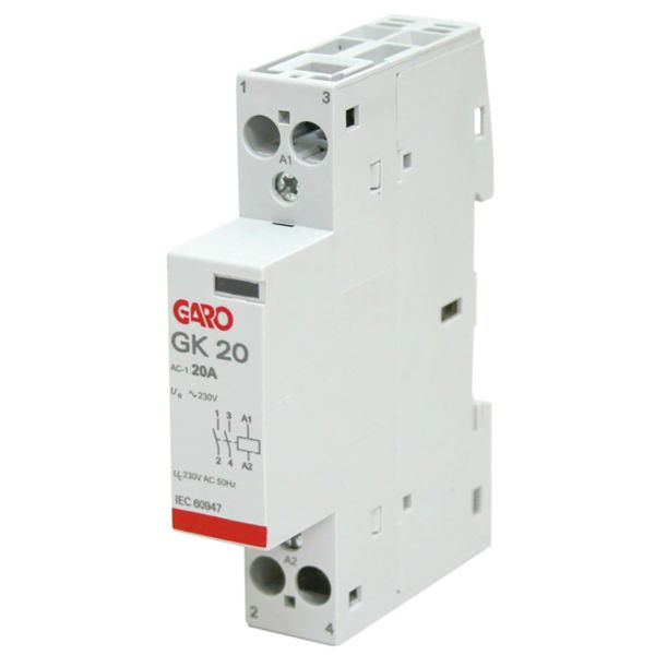 Garo GK20 2NO 230V AC Kontaktor 2 lukket 230V
