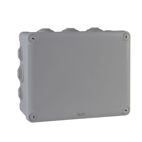 Schneider Electric ENN05013 Koblingsboks grå, skrulokk 225 x 175 x 100 mm