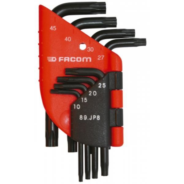 Facom 89.JP6 Torxnøkkelsett T10-T40, medium holder, 6 stk.