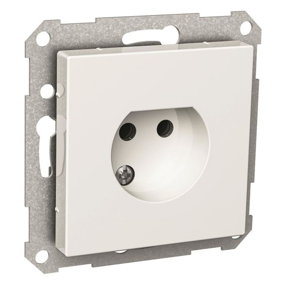 Schneider Electric Exxact Lampeuttak 6 A, for veggmontering Hvit