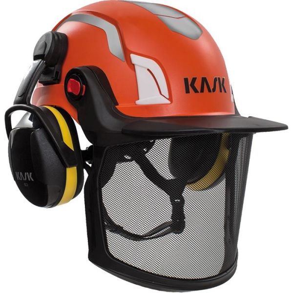 KASK ZENITH COMBO Skogshjelmpakke med øreklokker og visir