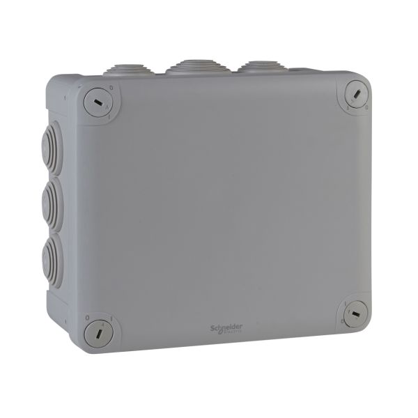 Schneider Electric ENN05010 Koblingsboks grå, skrulokk 175 x 150 x 80 mm