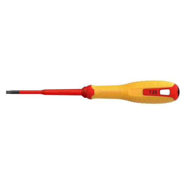 Hultafors 446625 Skrutrekker for Torx, isolert 1000 volt T 25 x 100 VDE
