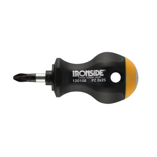 Ironside 120107 Skrutrekker pozidriv, stubby PZ1 x 25 mm