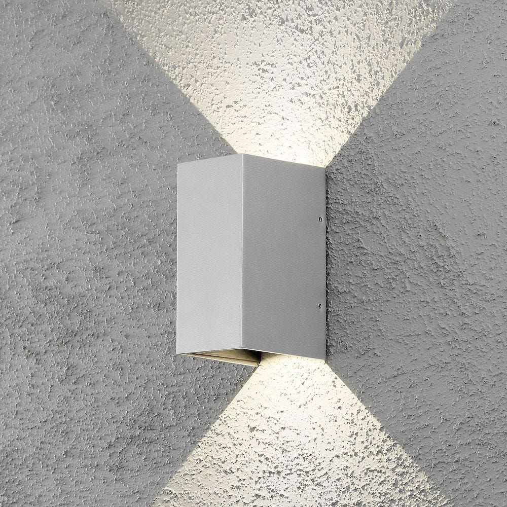 Konstsmide Vegglampe Cremona 2x3w LED Aluminium