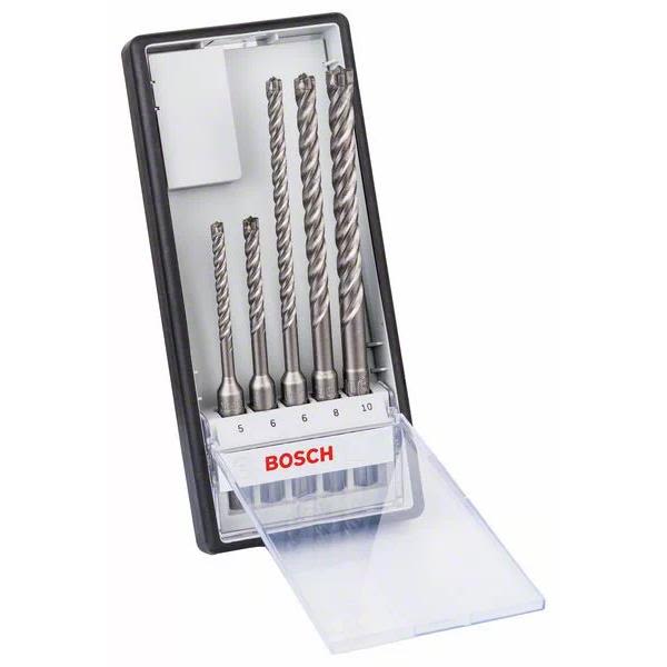 Bosch Robust Line Hammerborsett SDS-plus 5-pakning, 5–10 mm