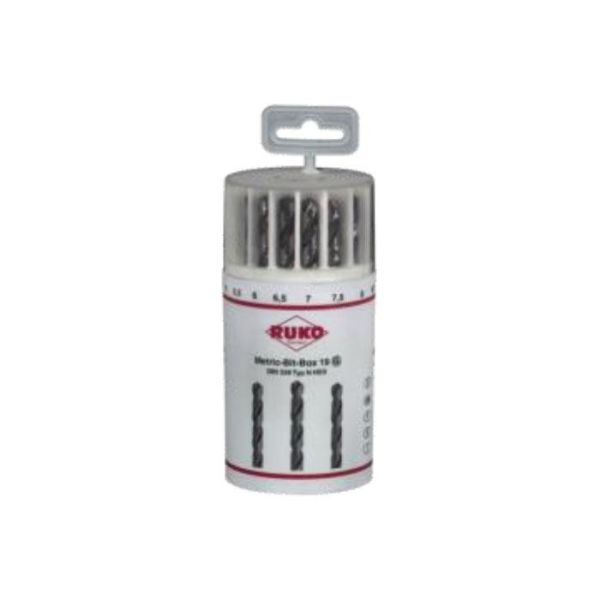 Ruko 215225 Borboks slipt, koboltlegert, 19 deler