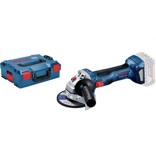 Bosch GWS 18V-7 115 Vinkelsliper uten batteri og lader, i L-Boxx