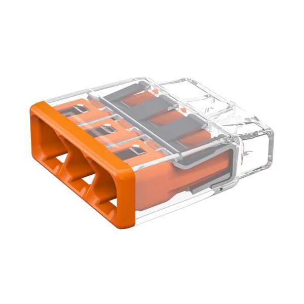 Wago 2773-403 Toppklemme 450 V 3-polet, oransje, 100-pakning