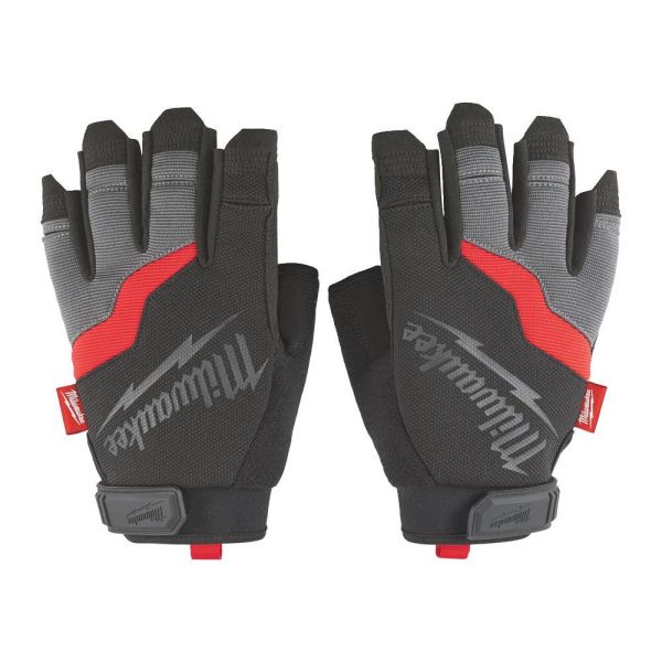 Milwaukee 48229741 Snekkerhansker fingerløse M/8