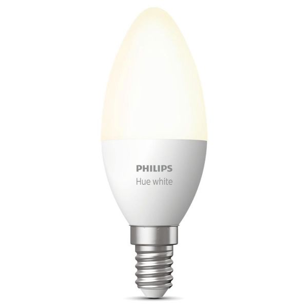 Philips Hue White LED-lampe 5,5 W, E14, B39