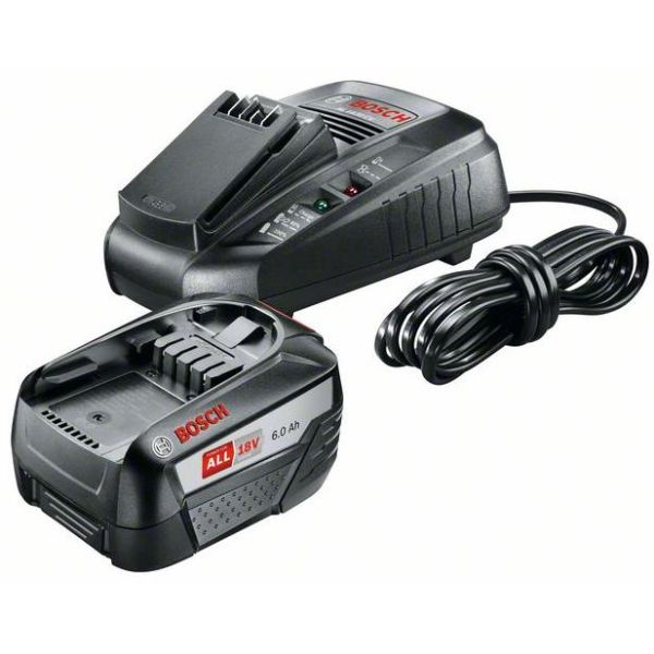 Bosch DIY AL 1830 CV + 6,0Ah Ladepakke 6,0 Ah-batterier og lader
