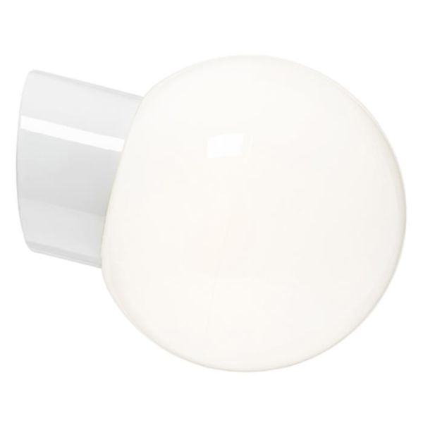 Ifö Electric 6045-840-10 Veggarmatur blank, skrå, IP54, LED Hvit